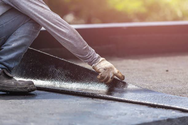 Professional Crawl Space Encapsulation technician working in Millfield, OH